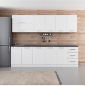 Resim Minar 275 Cm Mutfak Dolabı Beyaz 275-B2 Beyaz 