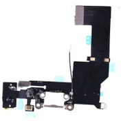 Resim iPhone 5S Uyumlu Kulaklık Soketli Şarj Soketli Film Flex Beyaz 