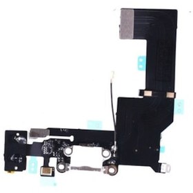 Resim iPhone 5S Uyumlu Kulaklık Soketli Şarj Soketli Film Flex Beyaz 