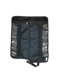 Resim Jacbag Senior Xl Lastik Ayraçlı Cepli Katlanır Lacivert Sanatsal Kalem Çantası Çok Renkli 