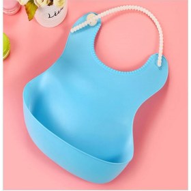 Resim Aslanoğlu Store Çocuk Bebek Mama Önlüğü Dökülme Engelleyici Bükülebilir Mavi 