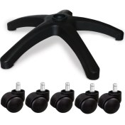 Resim Lena Ofis 5 Tekerlekli Yıldız Ayak 