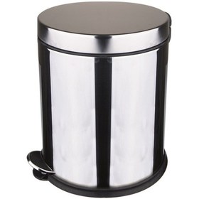 Resim Pedallı Çöp Kovası 5 Lt Çelik 