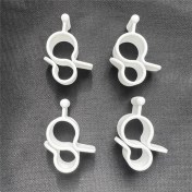 Resim Solar Sanc 20 Adet Kamp Karavan Tente Kancası Klipsleri Hafif Karavan Seyahat Çadırı Klipsi Beyaz (Yurt Dışından) 