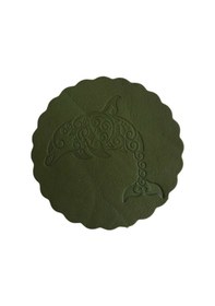 Resim GERÇEK DERİ KARIŞIK RENKLİ BARDAK ALTLIKLARI 6 ADET Kahverengi 