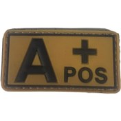 Resim eser askeri malzeme A Rh + Kan grubu patch 