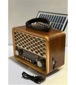 Resim Everton Rt-735 Solar Enerjili Nostajık Radyo Bluetooth usb-fm-radyo 