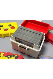 Resim Print Zone Pokemon TCG Kilitli Kart Saklama Kutusu - Orijinal Logolu ve Mandallı Hard Case Deck Box 