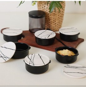 Resim Keramika Mermer Kahvaltılık Seti 12 Parça 17951 