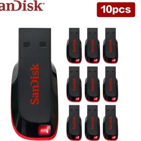 Resim Sandisk Cruzer Blade 32 GB USB 2.0 Flash Bellek 10 Adet 