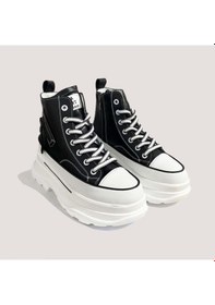 Resim Guja 24k345-4 Yüksek Taban Hafif Kadın Sneakers Bot Siyah 