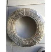 Resim ÜNALLARTARIM 1 Metre Izoleli Çelik Halat 4 Mm Izoleli Halat Çelik Halat Izoleli Çelik Çamaşır Ipi 4 Mm 