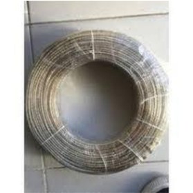 Resim ÜNALLARTARIM 1 Metre Izoleli Çelik Halat 4 Mm Izoleli Halat Çelik Halat Izoleli Çelik Çamaşır Ipi 4 Mm 