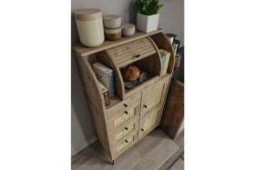 Resim Sevenpal Mobilya Astana 10 Bölmeli Kuru Bakliyat Saklama Kileri+Ekmeklik 