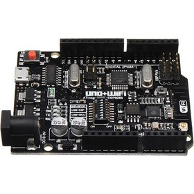 Resim Uno+wifi R3 Atmega328p+esp8266 Ch340 32mb 6v-9v Usb-ttl Ch340g Geliştirme Kartı 