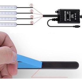 Resim 4X9 Araç IçI Led Ayak Altı Led Kumandalı MüZik Duyarlı 