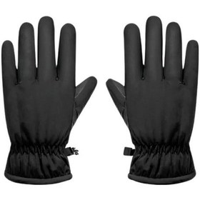 Resim Single Sword Softshell Soğuk Ve Rüzgar Geçirmez, Suya Dayanıklı Eldiven Siyah Siyah 