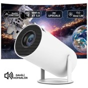 Resim Mloong Taşınabilir Projeksiyon 720P/Wifi/Bluetooth/Android 11 