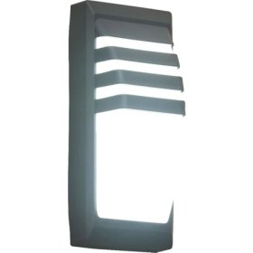 Resim Ekim Aydınlatma 24W Siyah Elips Yarı Panjurlu Banyo,bahçe,balkon,teras Duvar Apliği 