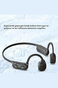 Resim Fuchsia AS10 Plus Suya Dayanıklı Boyun Askılı Kablosuz Bluetooth 5.0 Kulaklık Kırmızı 