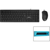Resim Go İthalat Everest KM-515 USB Kablolu Klavye - Mouse Set Q Klavye (3791) 