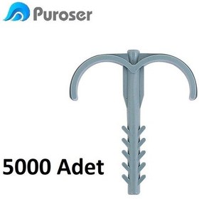 Resim Puroser Yere Tespit Kılçık Dübel 5000 Adet 