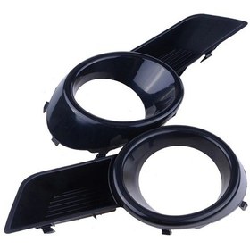 Resim Lasonstiges Sis Işık Çerçevesi Trim Kalıplama Kapağı Toyota Highlander 2008-2010 Araba Ön Tampon Suv Aksesuarlarına Uyar 