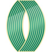 Resim Xuweiwei Yeşil Bisiklet Ve Motosiklet Reflektif Şerit Yüksek Görünürlüklü Gece Güvenlik Bandı 