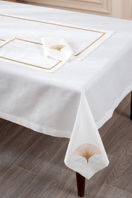 Resim Iris Gold Nakışlı 2 Li Peçete 40X40 2553 - Gold / 40 x 40 