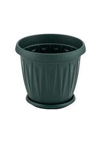 Resim Omnipazar Sy-5701 1 Litre Plastik Ürgüp Saksı Takım No 1 Yeşil 