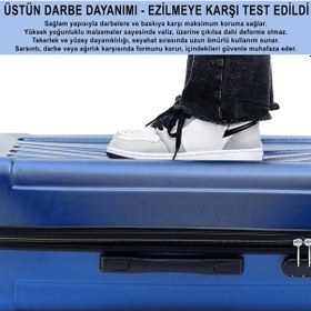 Resim Anthony Jackson Ultra Hafif Abs Valiz Trıon Saks Mavi 