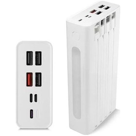 Resim Powerway Qc30s 30000mah Dijital Göstergeli Powerbank Beyaz 