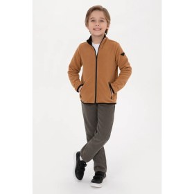 Resim U.S. Polo Assn. Erkek Çocuk Camel Örme Hırka 50313853-VR233 