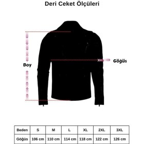 Resim Deriwork Hakiki Deri Klasik Ve Spor Kesim Erkek Deri Yelek Siyah 