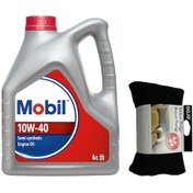 Resim Mobil 10W-40 Motor Yağı 4 L + Seyahat Boyun Yastığı 
