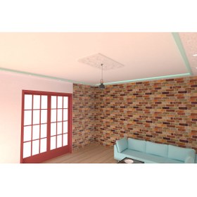 Resim MOTİFPİYER Motifpiyer Lamba Tavan Göbeği-54-dikdörtgen-dk-o-56x96cm-2adet 