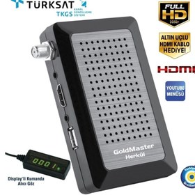 Resim GOLDMASTER Micro HD-HERKÜL Uydu Alıcısı 