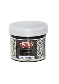 Resim 1577 Siyah Rich Chrome Metalik Boya 60 Ml. 