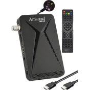 Resim Amstrad 120 Hd - Mini Hd Uydu Alıcısı - ( Kanallar Yüklü - Tkgs - Usb - Hdmı ) 