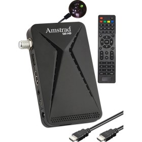 Resim Amstrad 120 Hd - Mini Hd Uydu Alıcısı - ( Kanallar Yüklü - Tkgs - USB - HDMI ) 