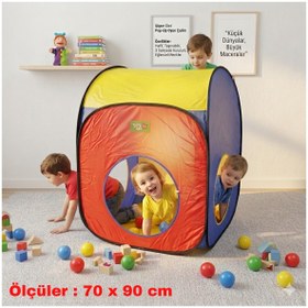 Resim direkstoktan Çocuklar İçin Katlanabilir Pop-Up Oyun Evi / Oyun Çadırı At-Kur 