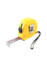 Resim Iivverr Sarı Plastik Kabuk Kendi Kendine Geri Çekilebilir Çelik Metrik Ölçü Bant 7.5m X 25mm 