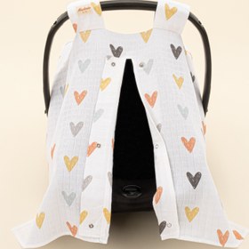 Resim Puset Örtüsü - Tek Taraflı - Kalpler 