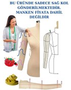 Resim Manken İstanbul Sünger Komple Iğne Batabilen Seyyar Sağ Taraf 36/38/40 Beden Uyumlu Prova Mankeni Kolu 