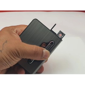 Resim Tusah USB Şarjlı Elektronik Çakmak Taşınabilir Sigara Paketi Muhafaza Kutusu Kişiye Özel 