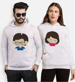 Resim Tshirthane Yukarı Bak Sevgili Kombinleri Kapüşonlu Kombini 