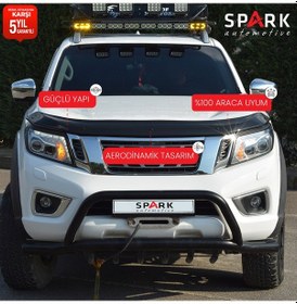 Resim Nissan Navara 2016-2021 Yıl Aralığı Uyumlu Kaput Rüzgarlığı 3mm 