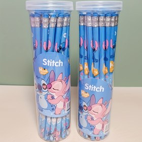 Resim 30 adet Disney Stitch Ahşap Kalem - HB Çekirdek, 1.0-1.9 Mm, Yazma ve Çizim İçin Uygun, Uzay Temalı, Kalem Kutusuyla Birlikte Gelir. 