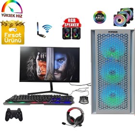 Resim Gaming Game CacheX ATX48 İ5-4570 16GB Ram 1TB SSD 4gb GTX1050Tİ 27''Oyuncu Bilgisayarı 