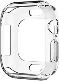 Resim Microsonic Apple Watch Series 6 44mm için Kılıf 360 Full Round Soft Silicone Şeffaf [Watch Series 6 44mm ile Uyumlu Kılıf - Şeffaf] 